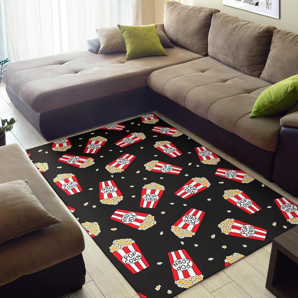 Popcorn Print Pattern Floor Mat-grizzshop