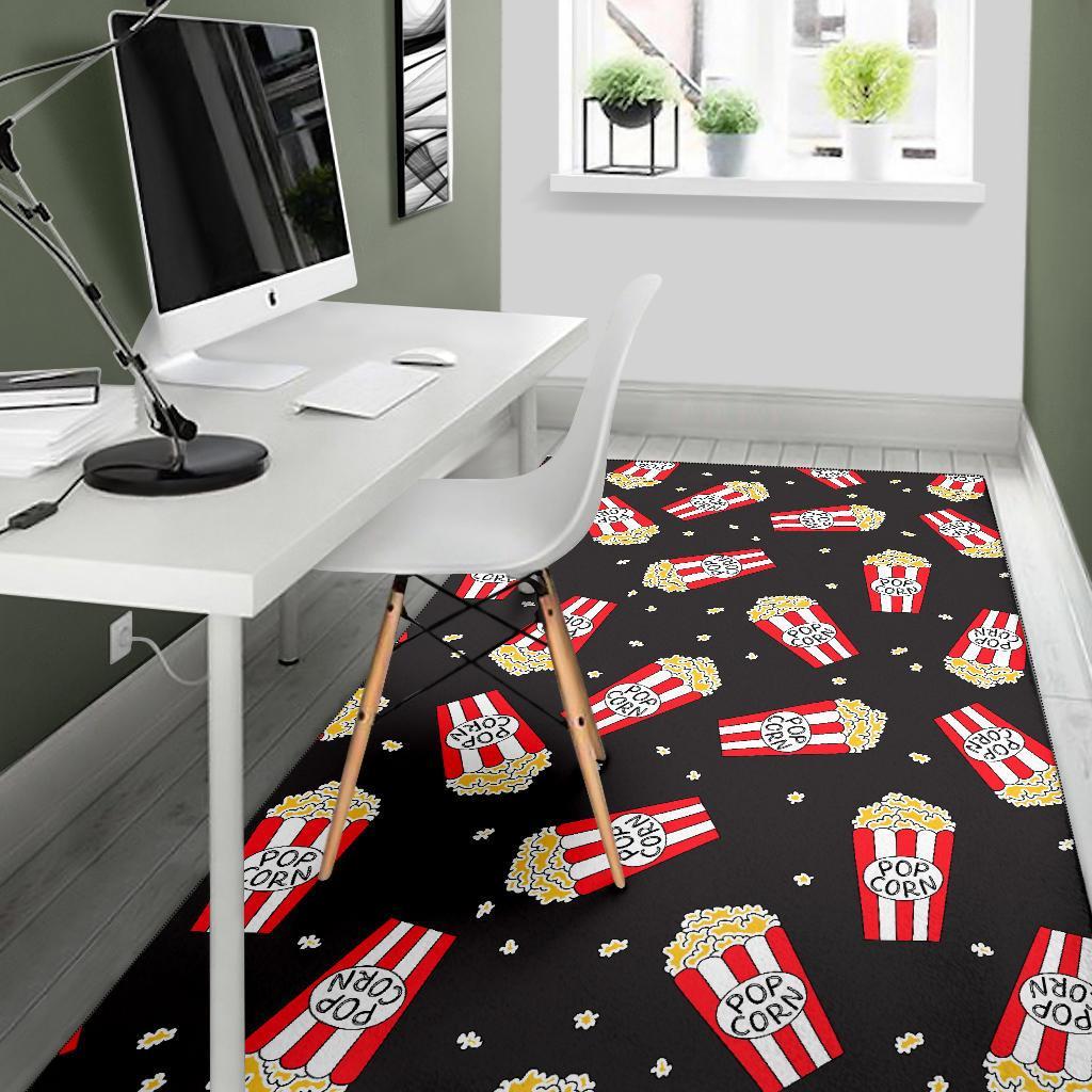 Popcorn Print Pattern Floor Mat-grizzshop
