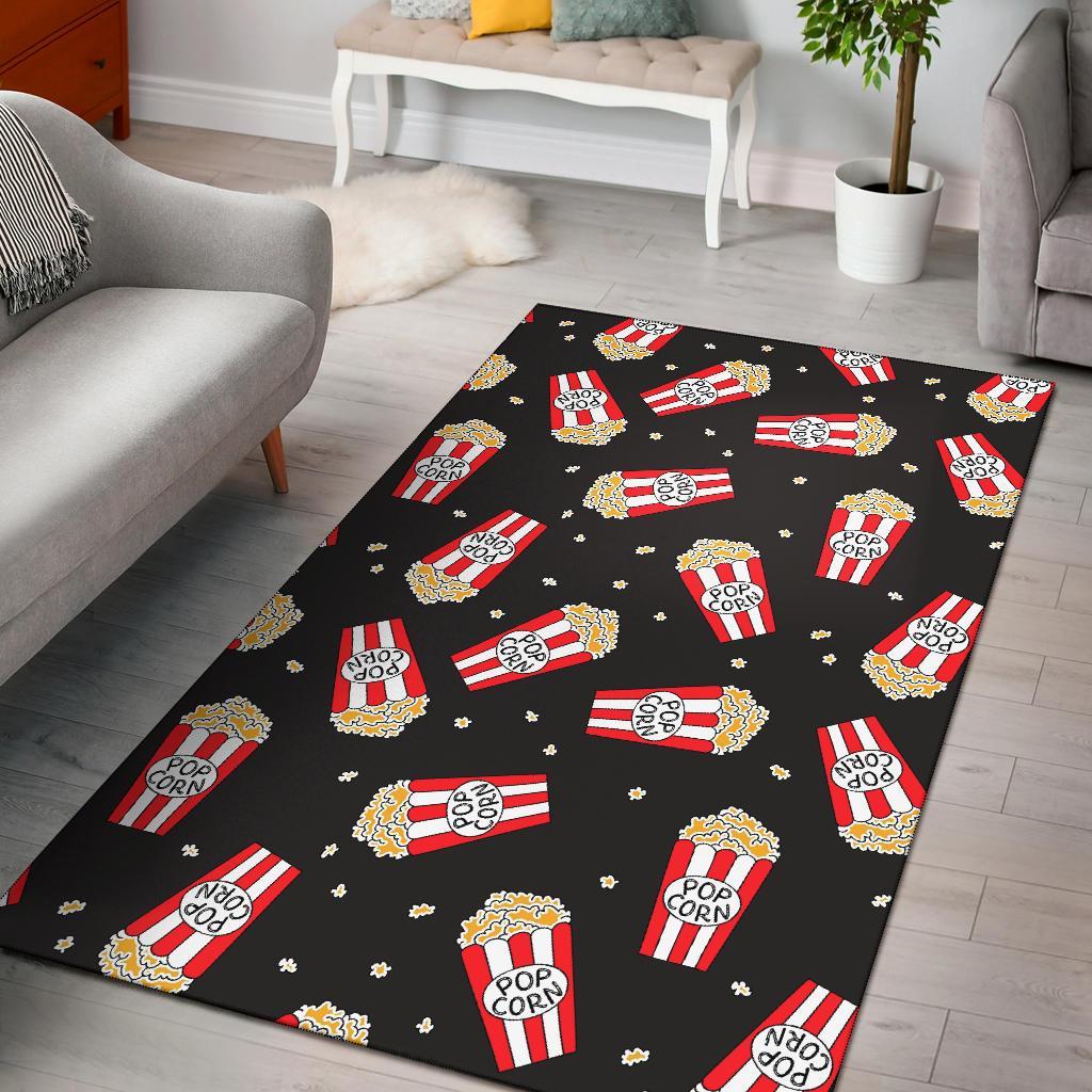 Popcorn Print Pattern Floor Mat-grizzshop