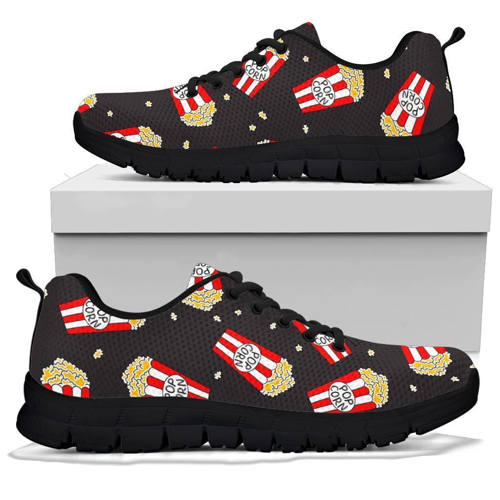 Popcorn Print Pattern Sneaker Shoes For Men Women-grizzshop