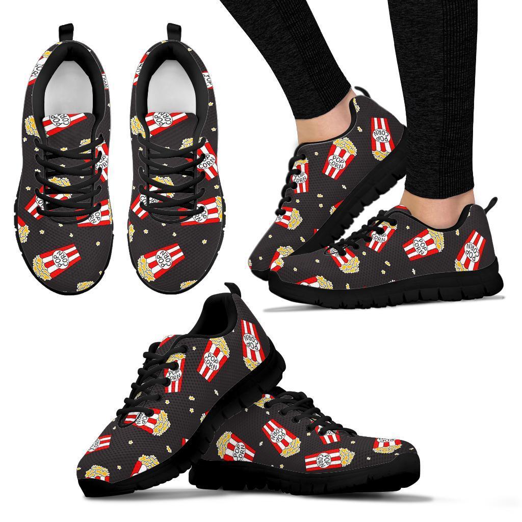 Popcorn Print Pattern Sneaker Shoes For Men Women-grizzshop