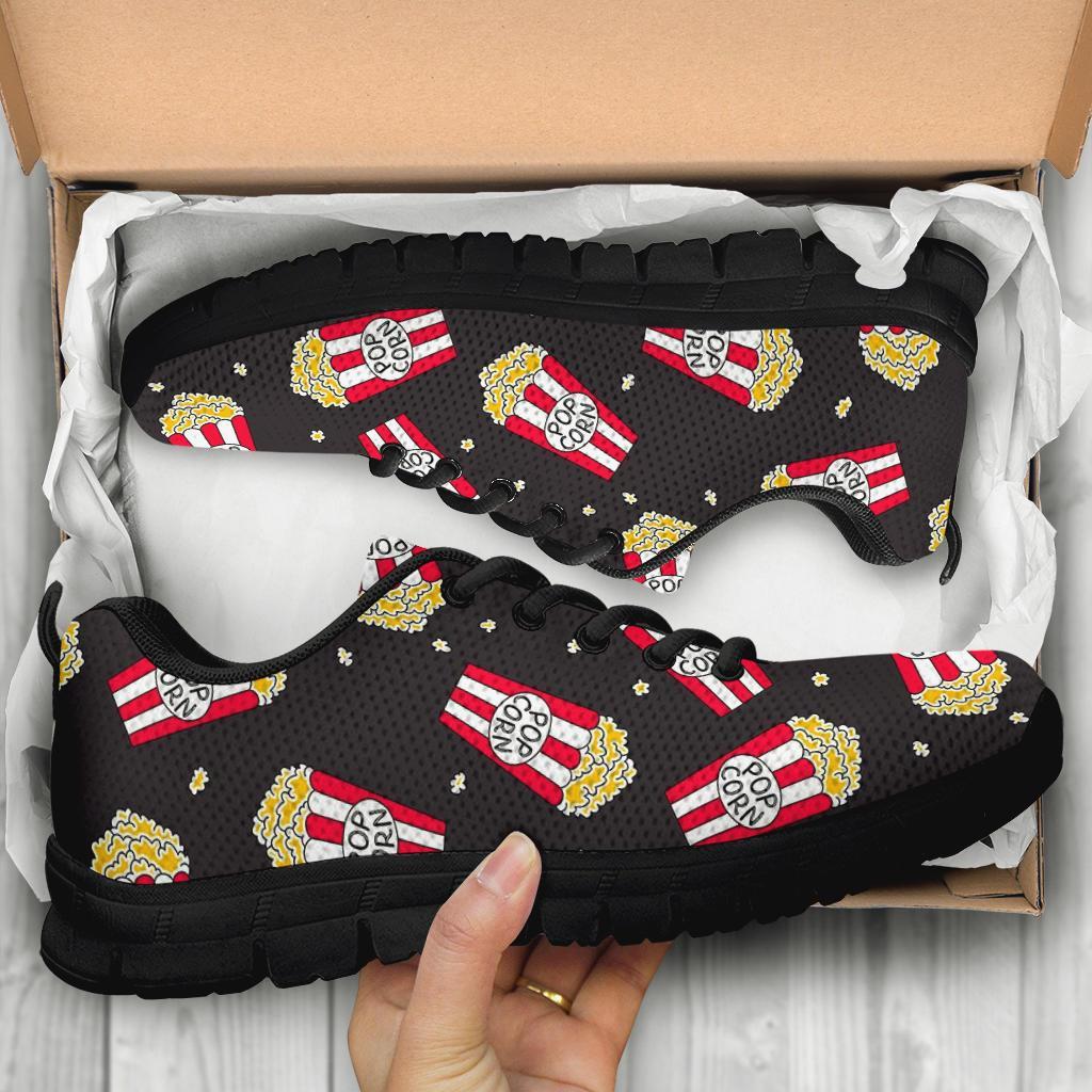 Popcorn Print Pattern Sneaker Shoes For Men Women-grizzshop