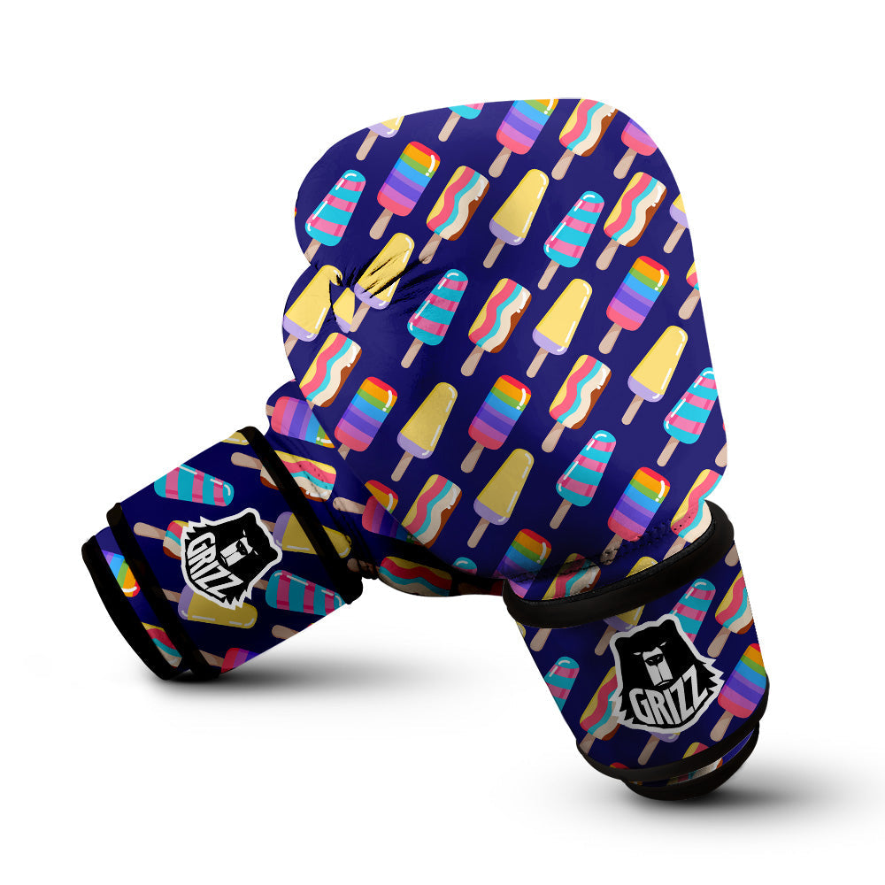 Popsicle Ice Cream Print Pattern Boxing Gloves-grizzshop