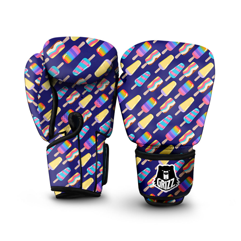Popsicle Ice Cream Print Pattern Boxing Gloves-grizzshop