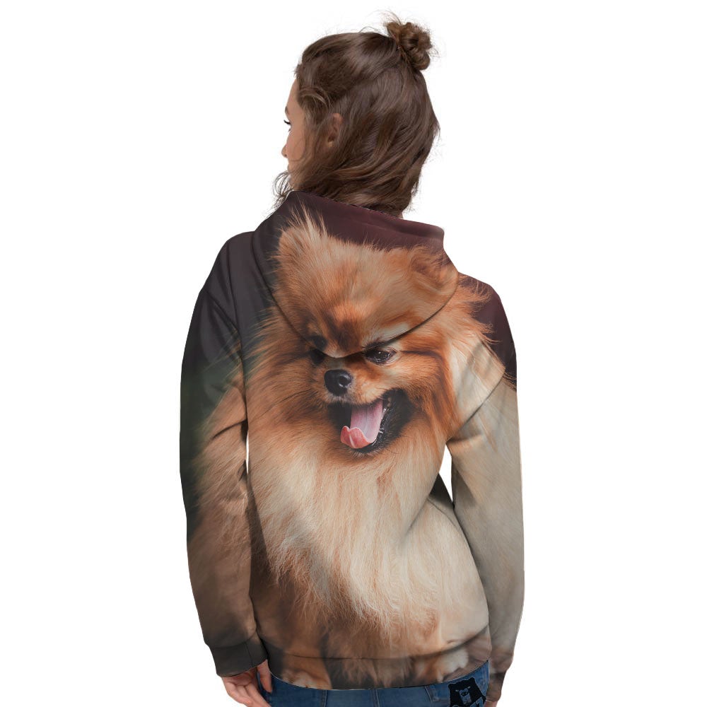 Portrait Vintage Pomeranian Women's Hoodie-grizzshop