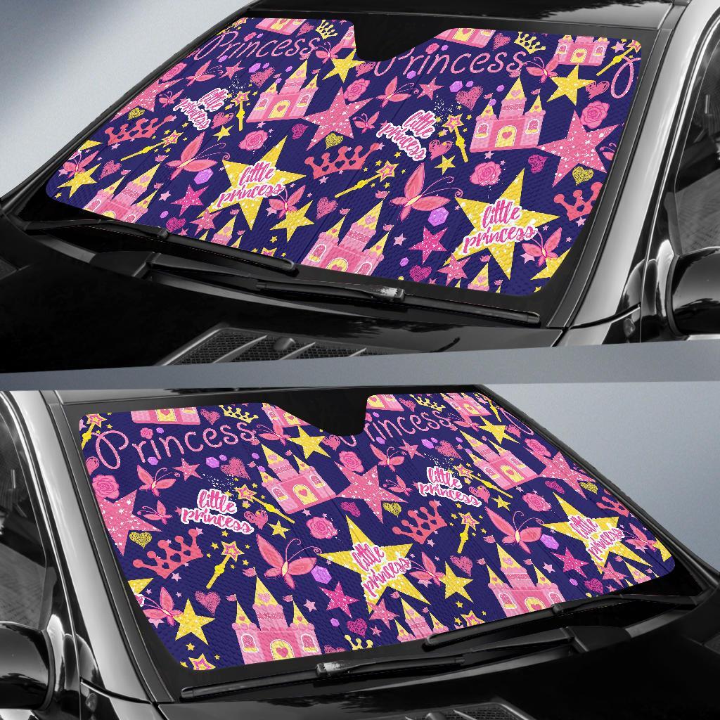Princess Fairy Pattern Print Car Sun Shade-grizzshop