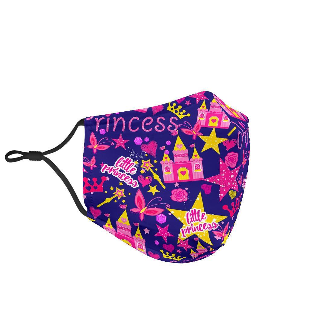 Princess Fairy Pattern Print Face Mask-grizzshop
