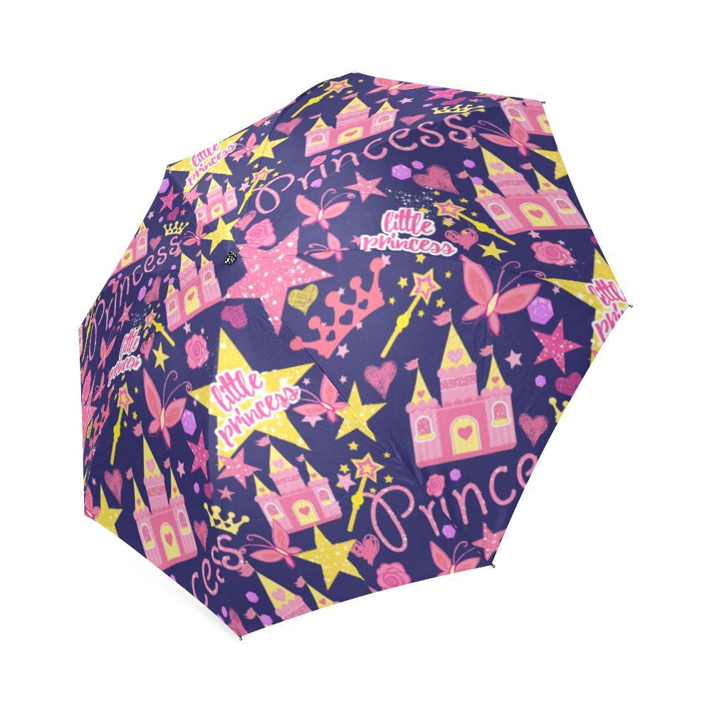 Princess Fairy Pattern Print Foldable Umbrella-grizzshop
