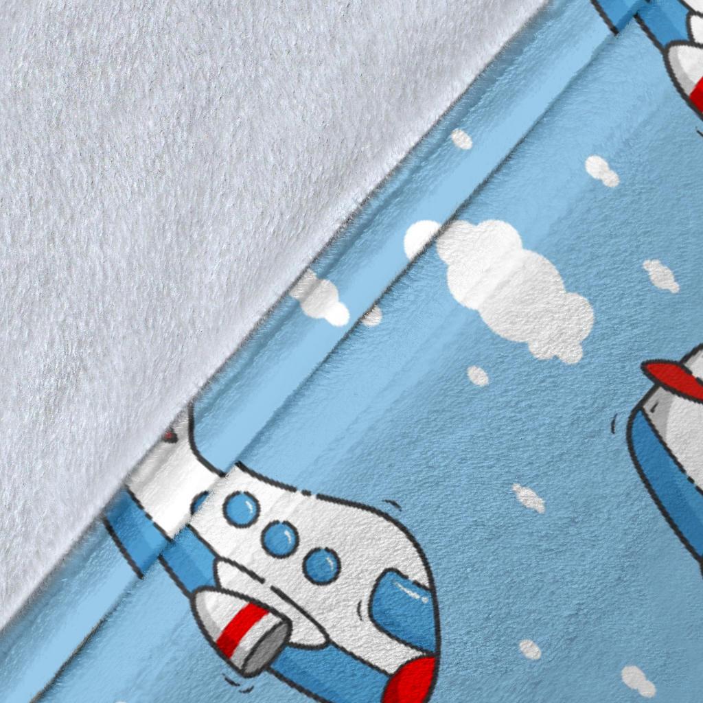 Print Airplane Pattern Blanket-grizzshop