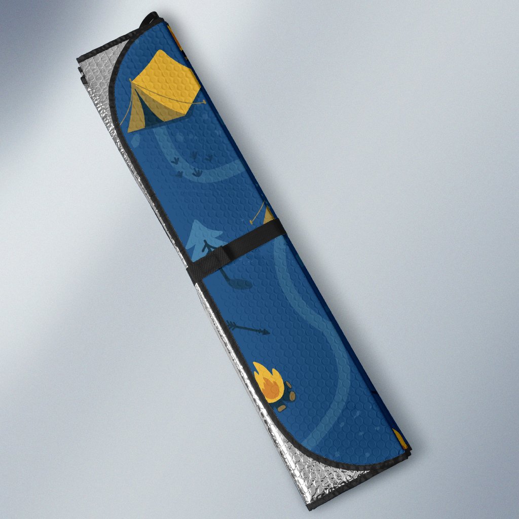 Print Camper Pattern Car Sun Shade-grizzshop
