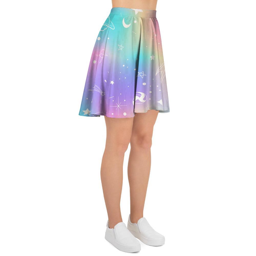 Print Holographic Women's Skirt-grizzshop