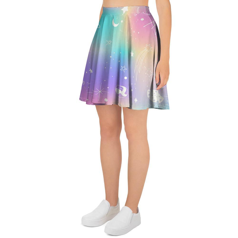 Print Holographic Women's Skirt-grizzshop