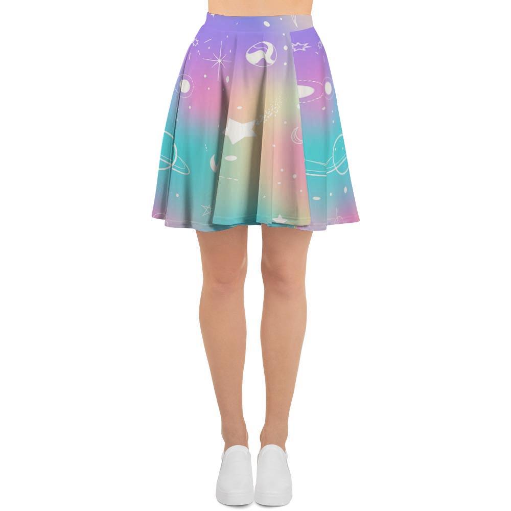 Print Holographic Women's Skirt-grizzshop