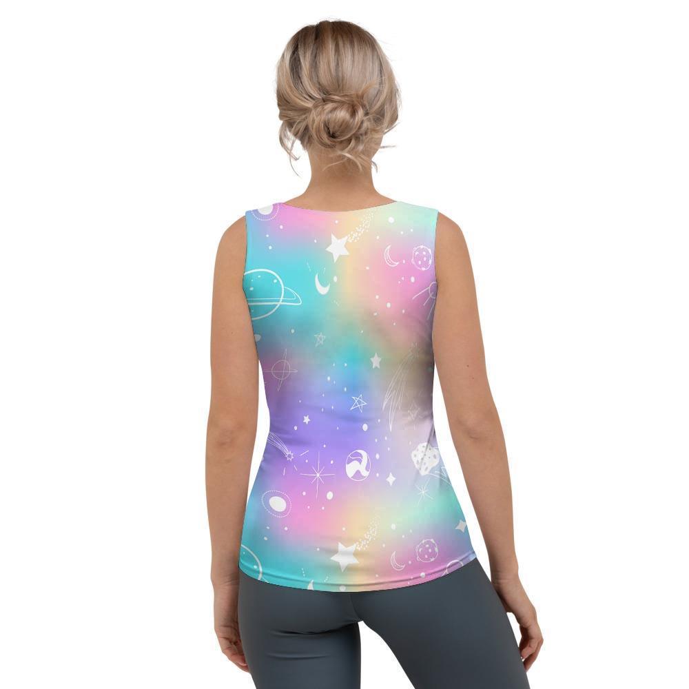 Print Holographic Women's Tank Top-grizzshop