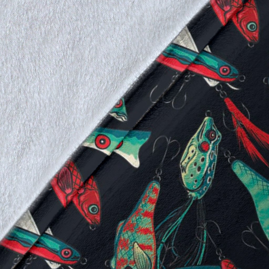 Print Pattern Bass Fishing Bait Blanket-grizzshop