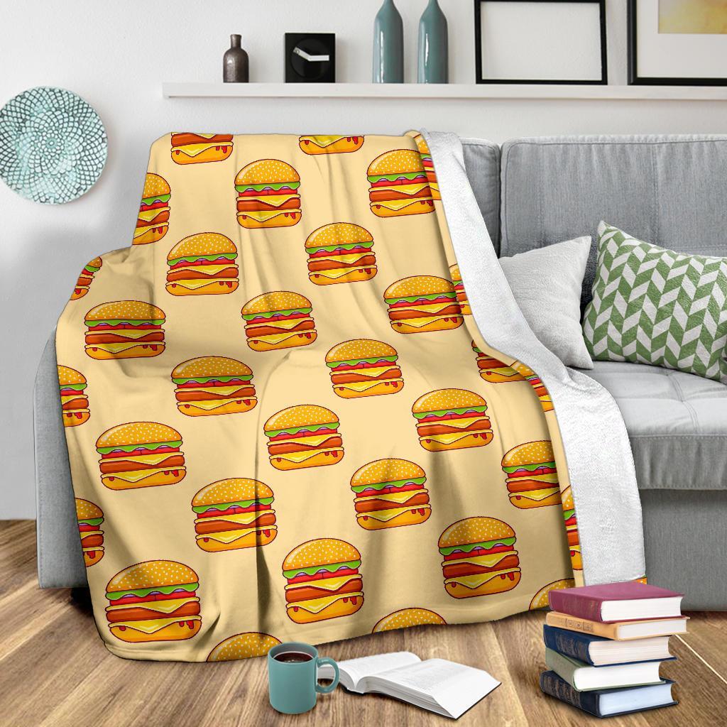 Print Pattern Hamburger Blanket-grizzshop