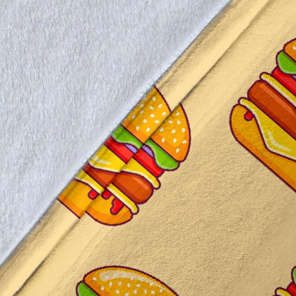 Print Pattern Hamburger Blanket-grizzshop