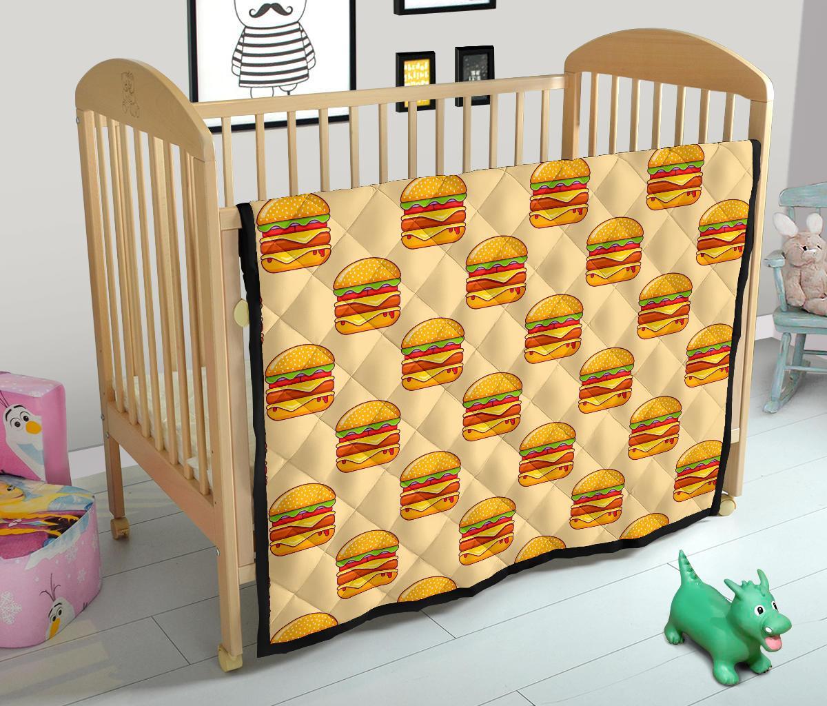 Print Pattern Hamburger Quilt-grizzshop