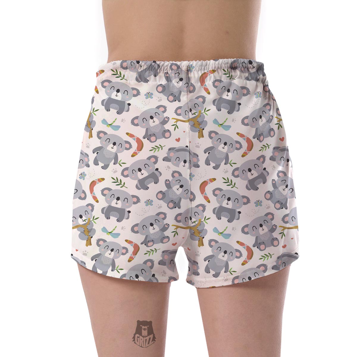 Print Pattern Koala Women's Shorts-grizzshop