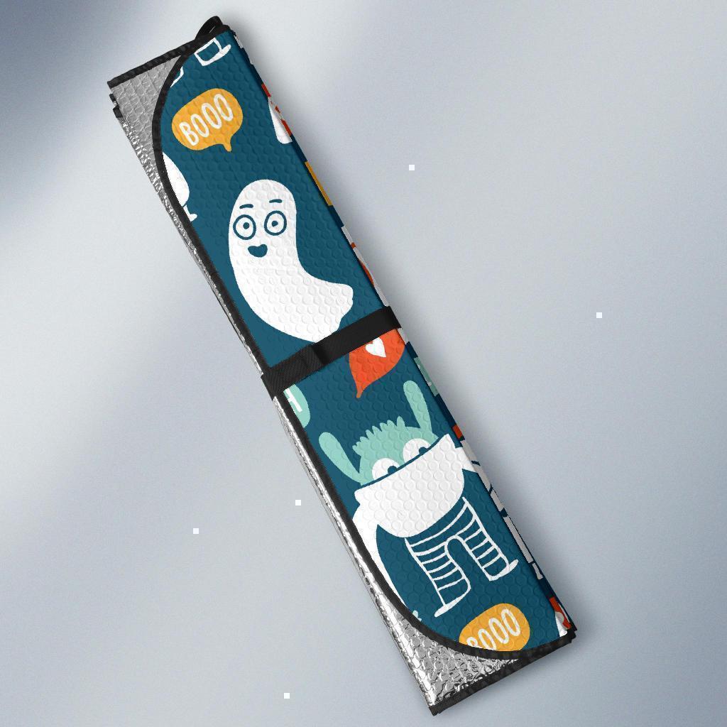 Print Pattern Monster Car Sun Shade-grizzshop