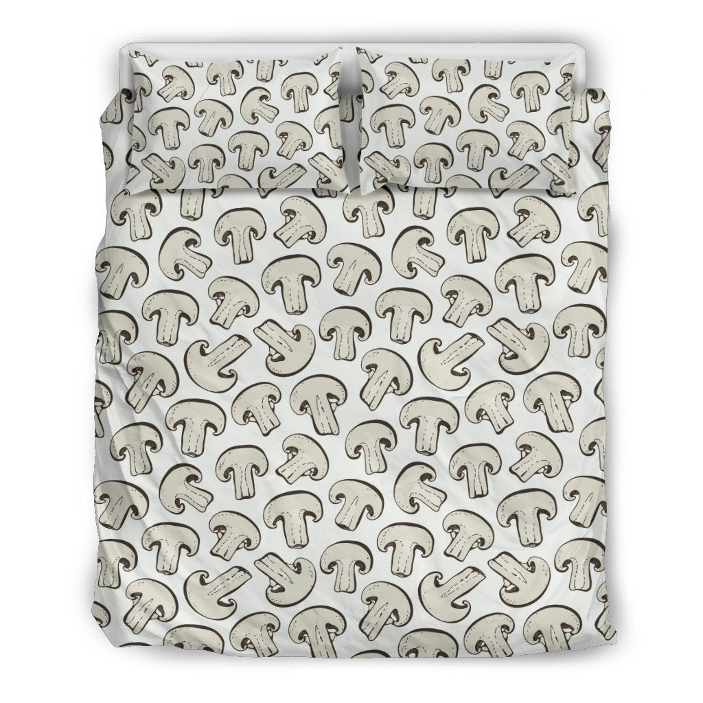 Print Pattern Mushroom Duvet Cover Bedding Set-grizzshop