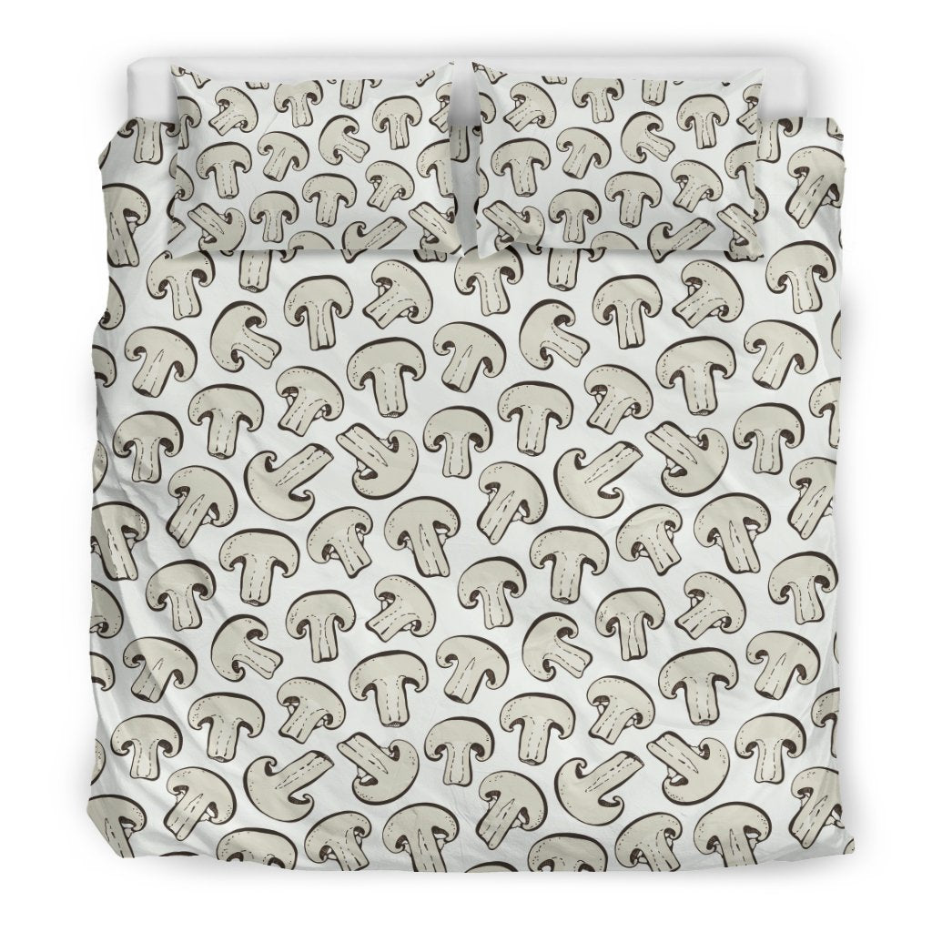 Print Pattern Mushroom Duvet Cover Bedding Set-grizzshop