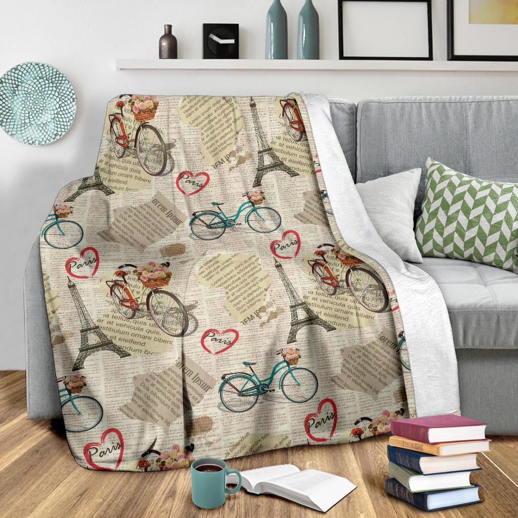 Print Pattern Newspaper Blanket-grizzshop