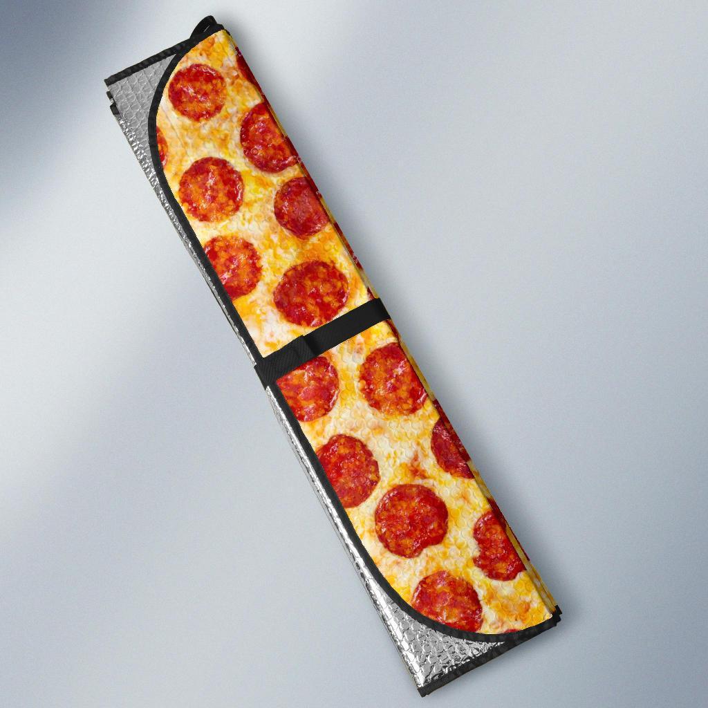 Print Pattern Pizza Car Sun Shade-grizzshop