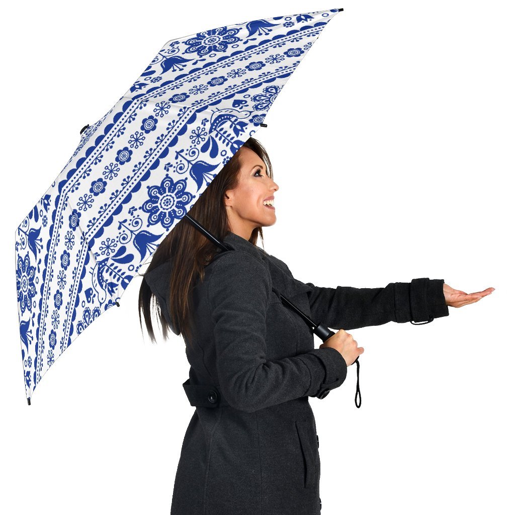 Print Pattern Swedish Automatic Foldable Umbrella-grizzshop