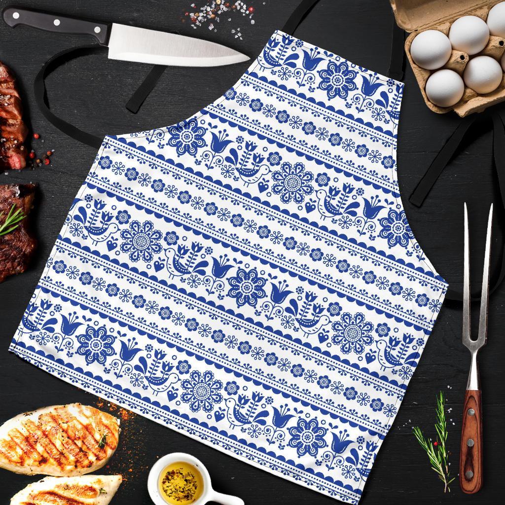 Print Pattern Swedish Men's Apron-grizzshop