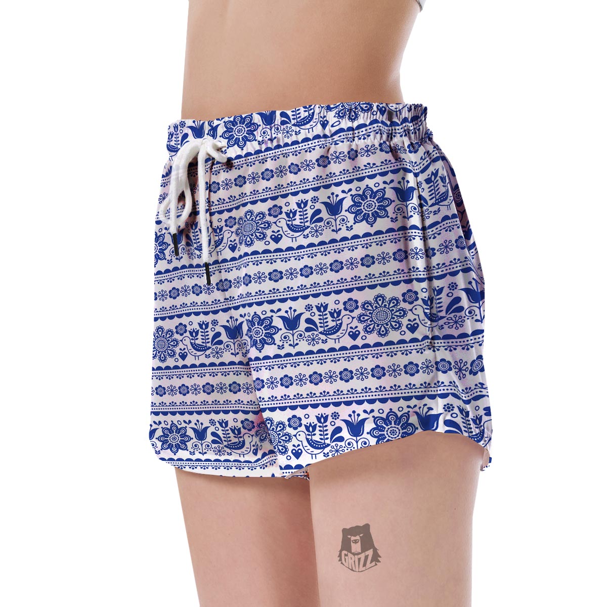 Print Pattern Swedish Women's Shorts-grizzshop