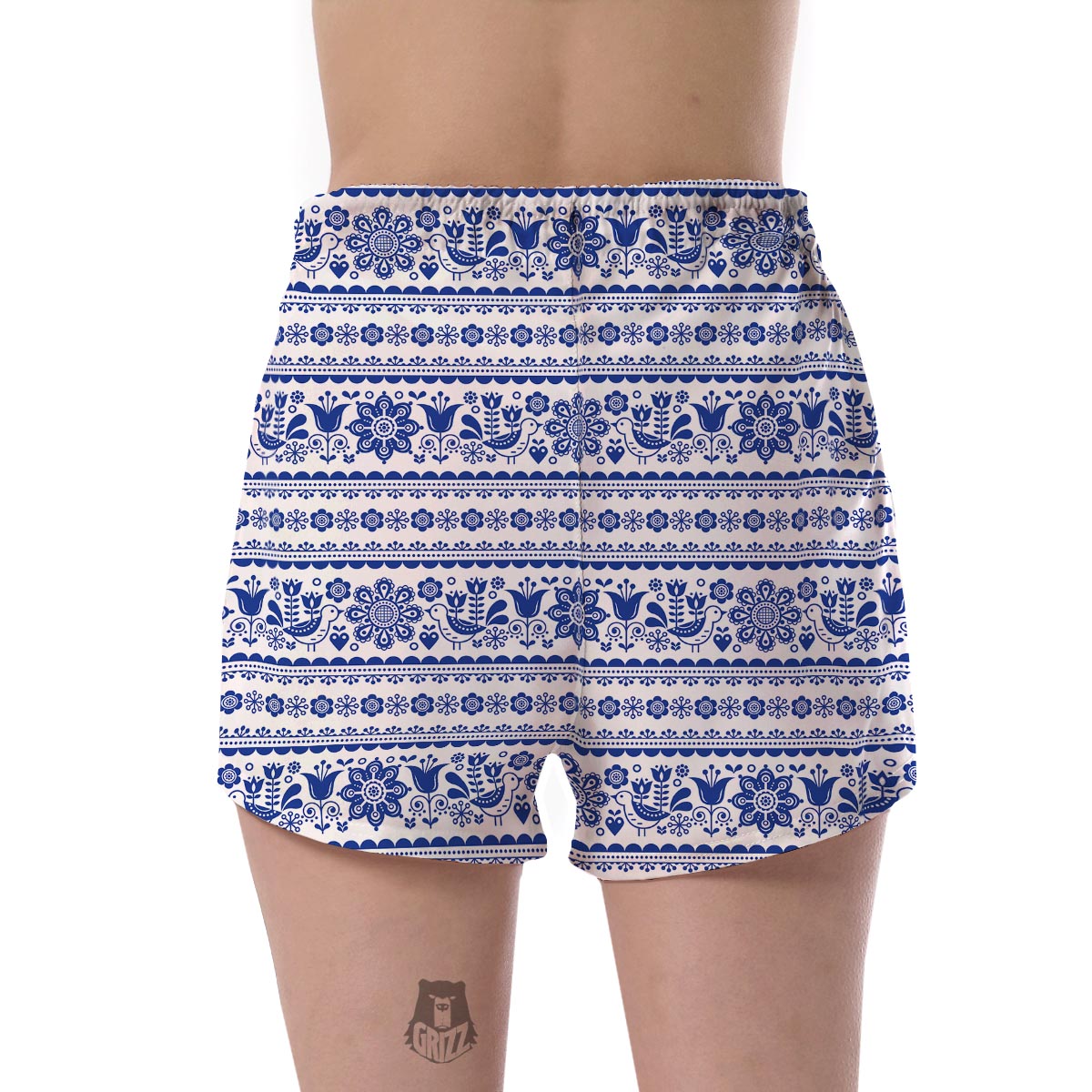 Print Pattern Swedish Women's Shorts-grizzshop