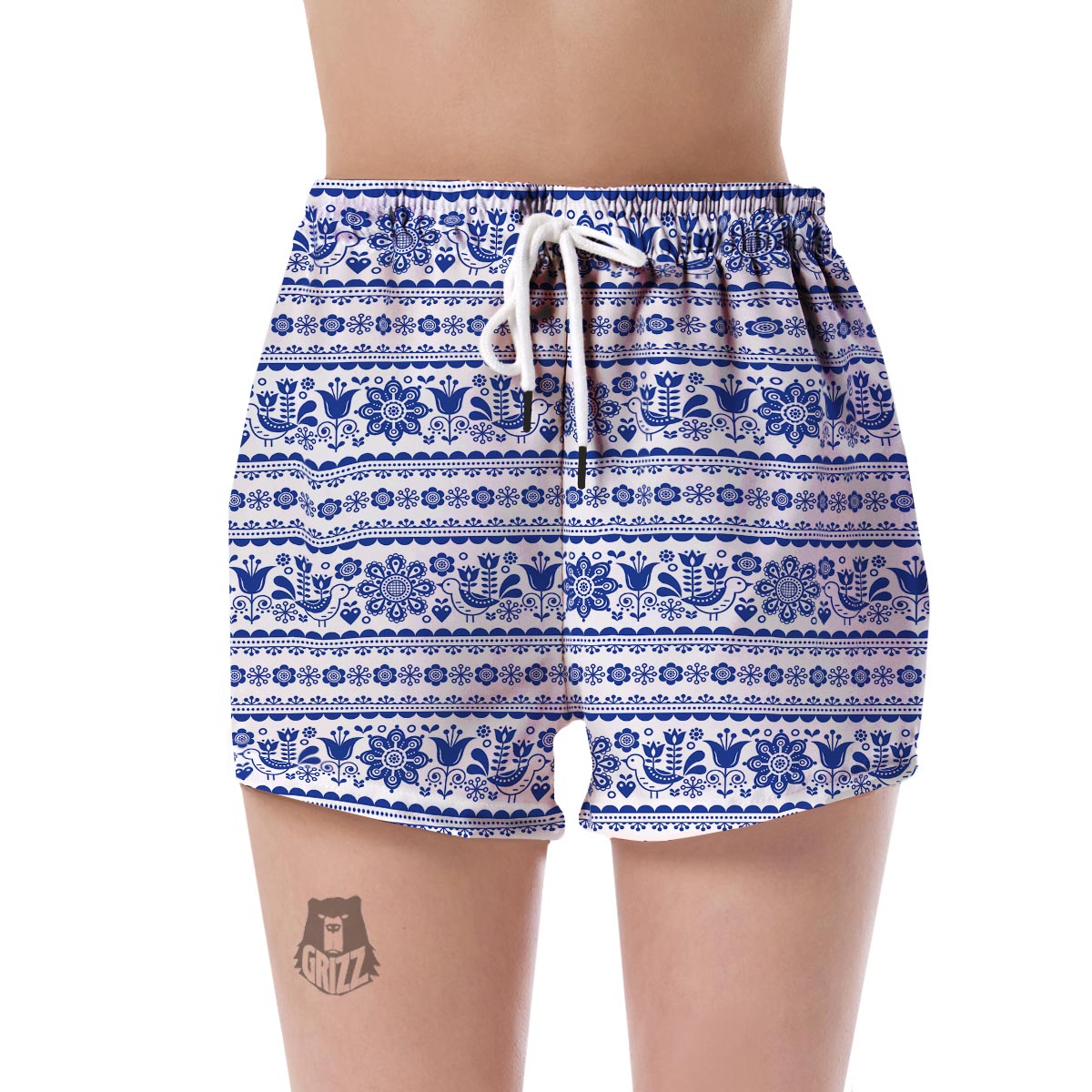 Print Pattern Swedish Women's Shorts-grizzshop