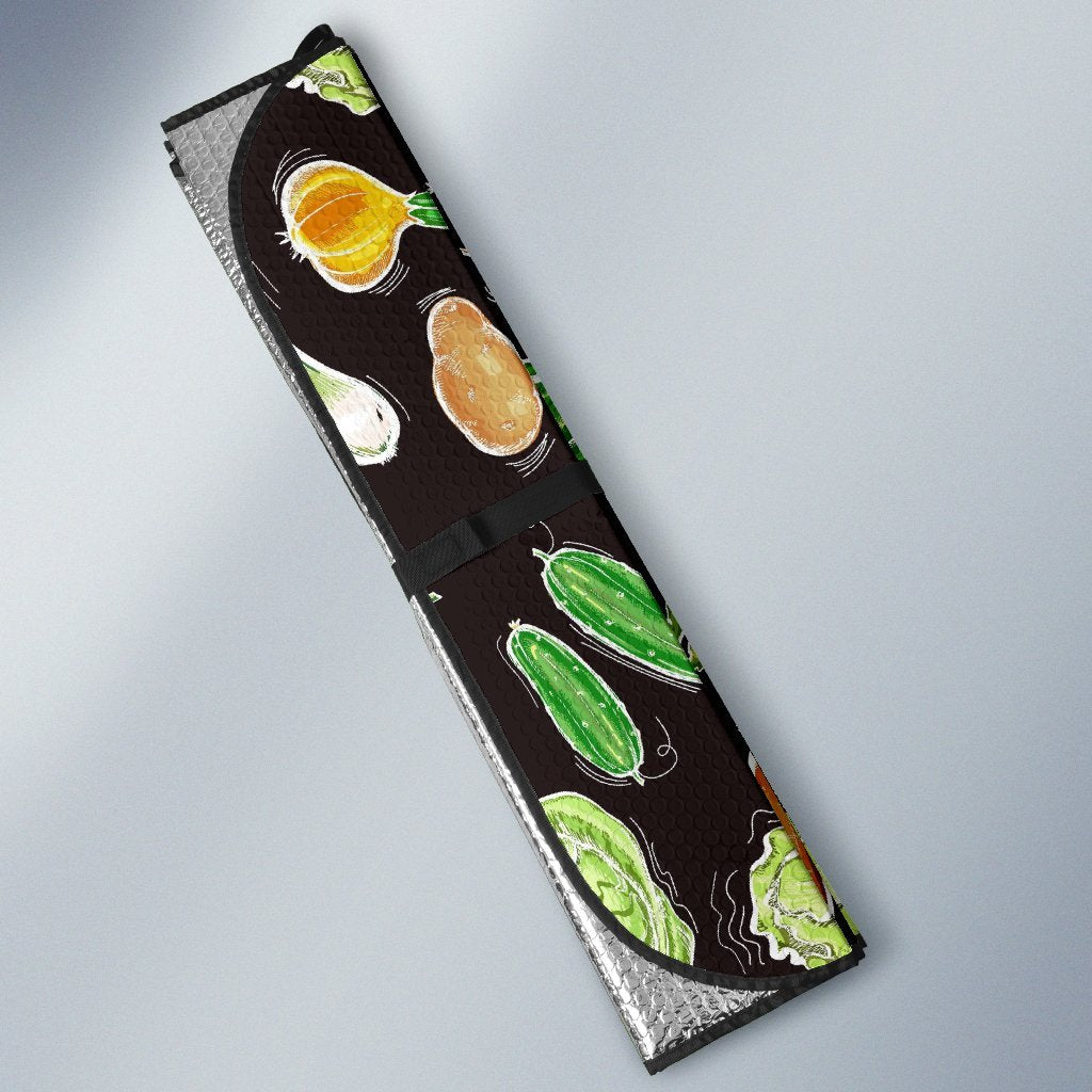 Print Pattern Vegan Car Sun Shade-grizzshop