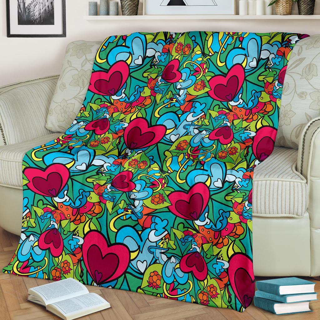 Print PatternTrippy Blanket-grizzshop