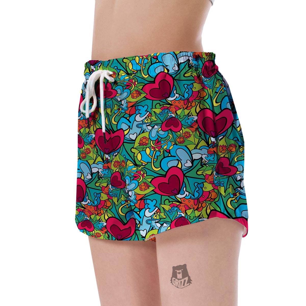 Print PatternTrippy Women's Shorts-grizzshop