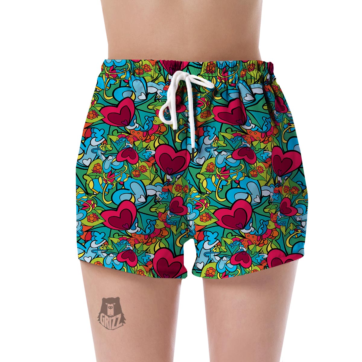 Print PatternTrippy Women's Shorts-grizzshop