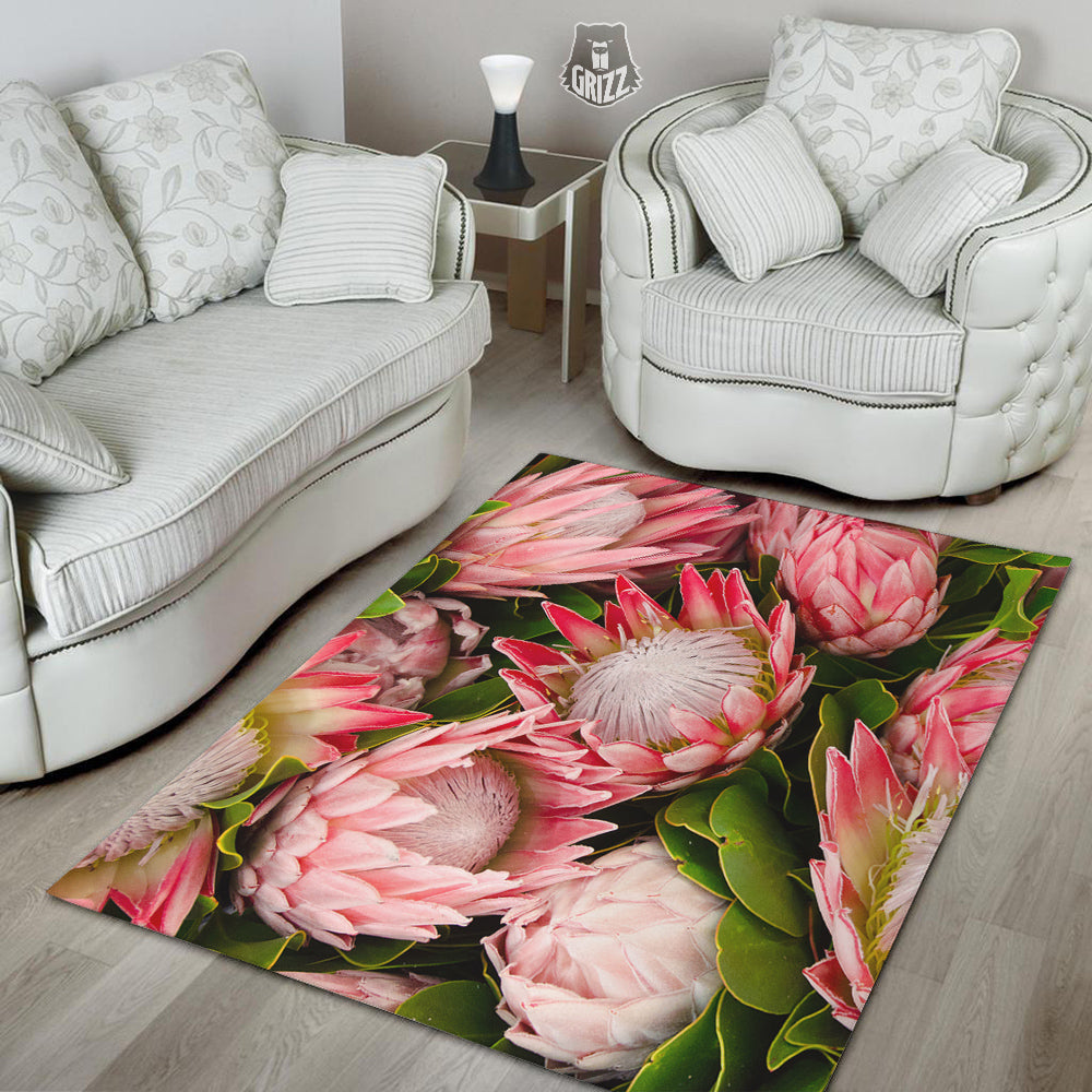Proteas Bunches Print Floor Mat-grizzshop