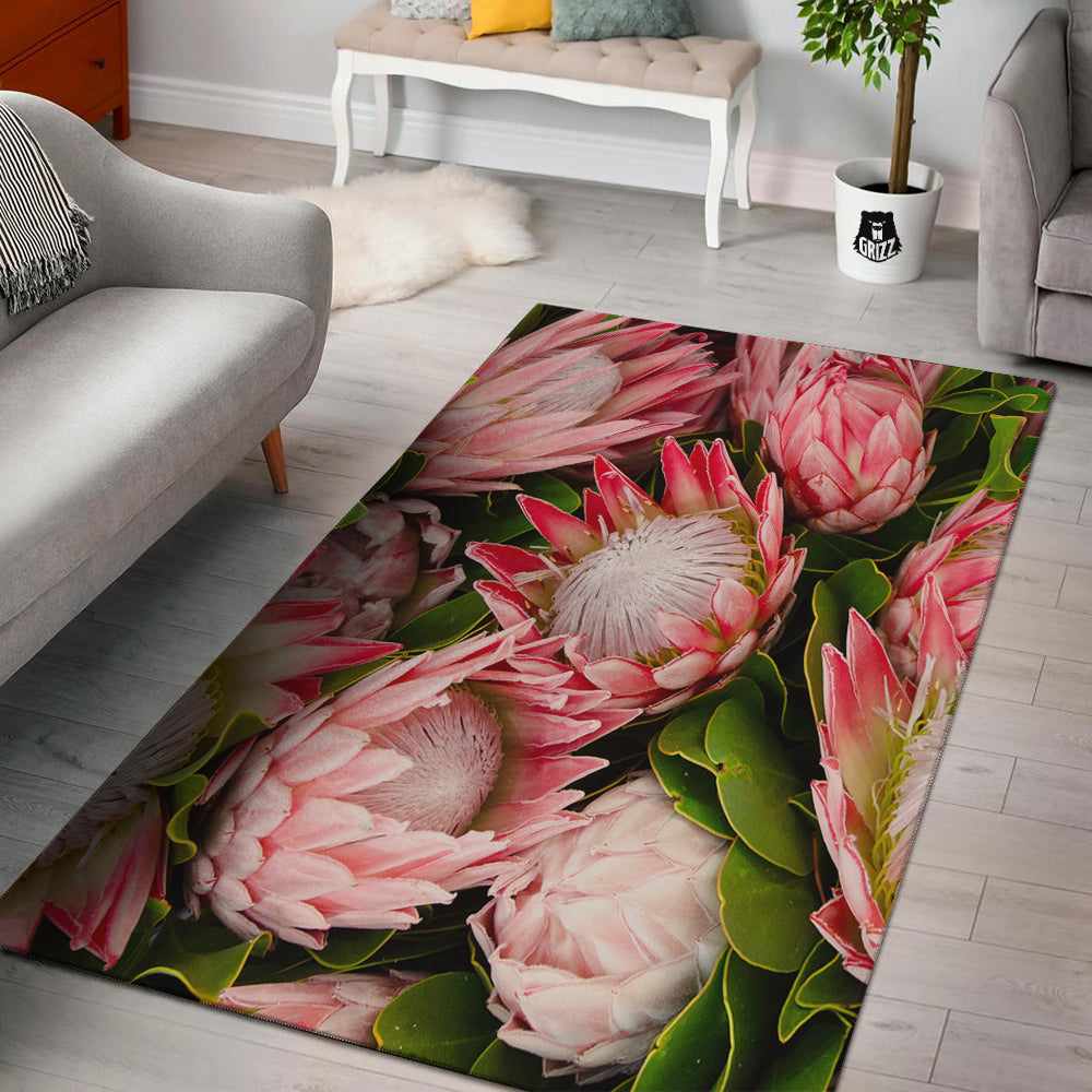 Proteas Bunches Print Floor Mat-grizzshop