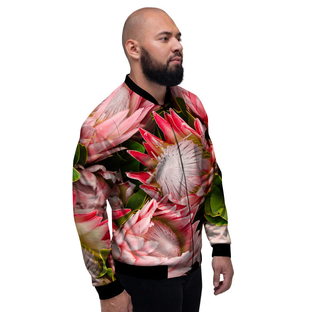 Proteas Bunches Print Men's Bomber Jacket-grizzshop