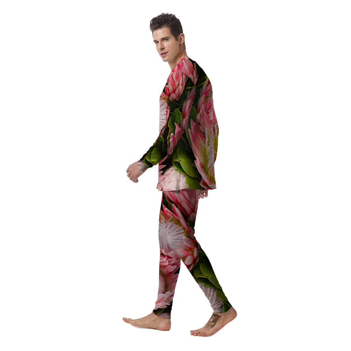 Proteas Bunches Print Men's Pajamas-grizzshop