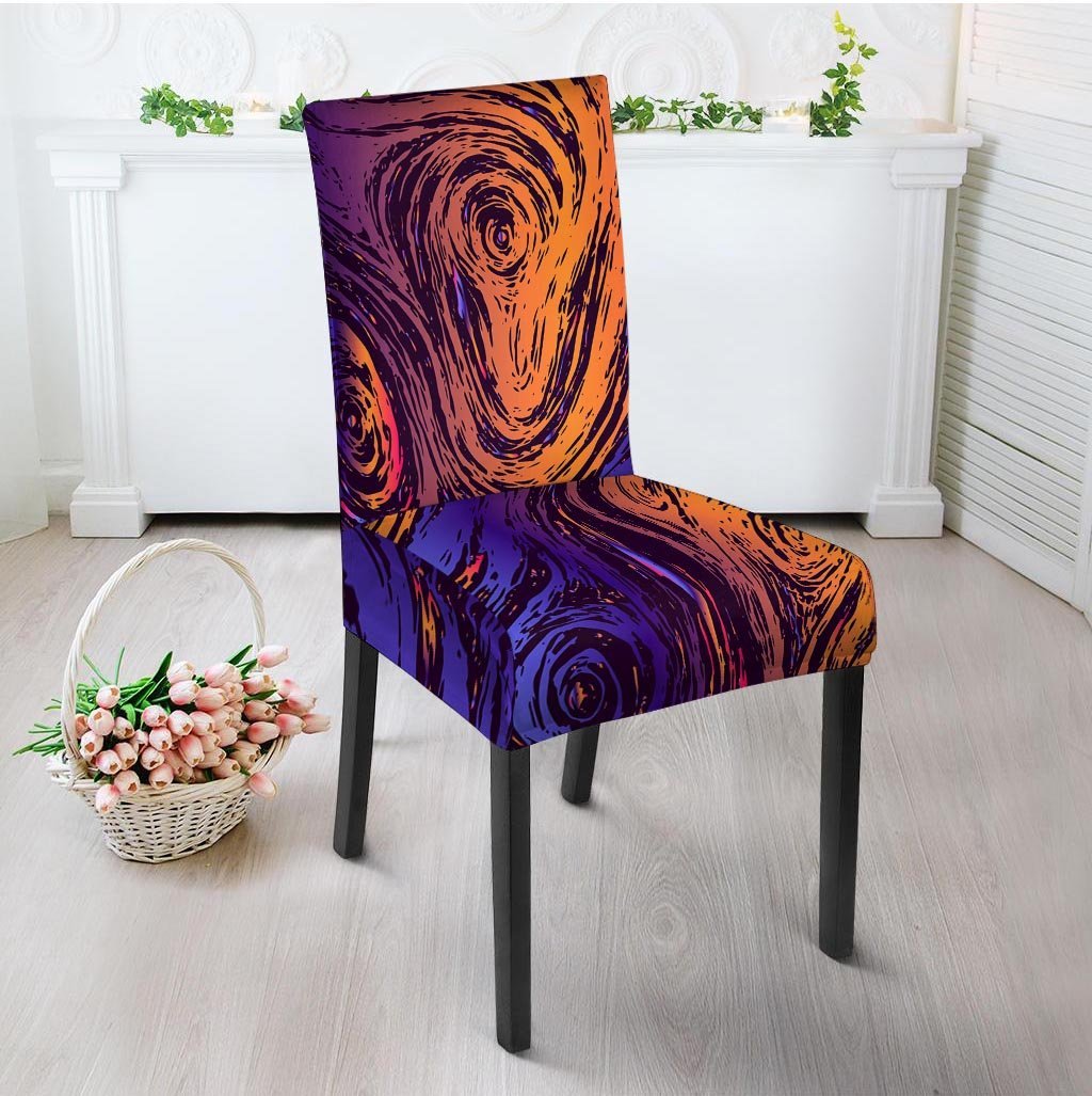 Psychedelic Abstract Chair Cover-grizzshop