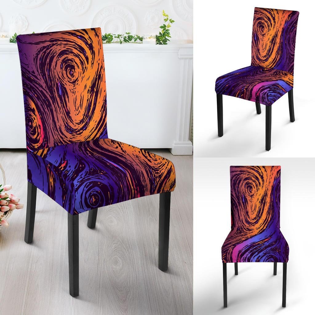 Psychedelic Abstract Chair Cover-grizzshop