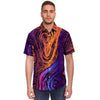 Psychedelic Abstract Men's Short Sleeve Shirt-grizzshop