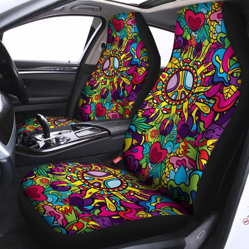 Psychedelic Car Seat Covers-grizzshop