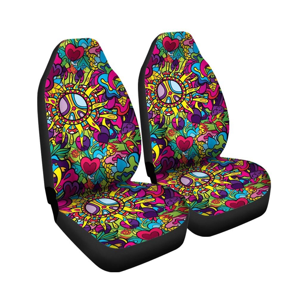 Psychedelic Car Seat Covers-grizzshop