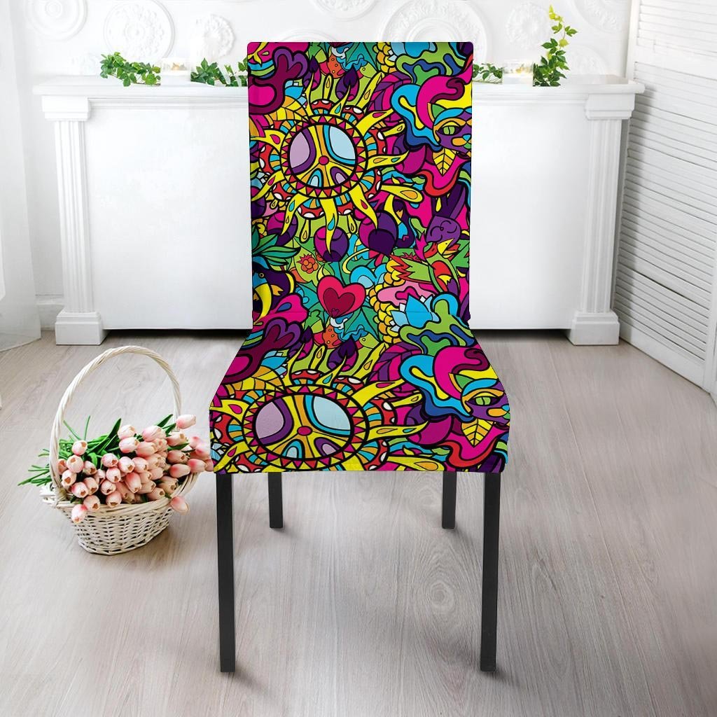 Psychedelic Chair Cover-grizzshop