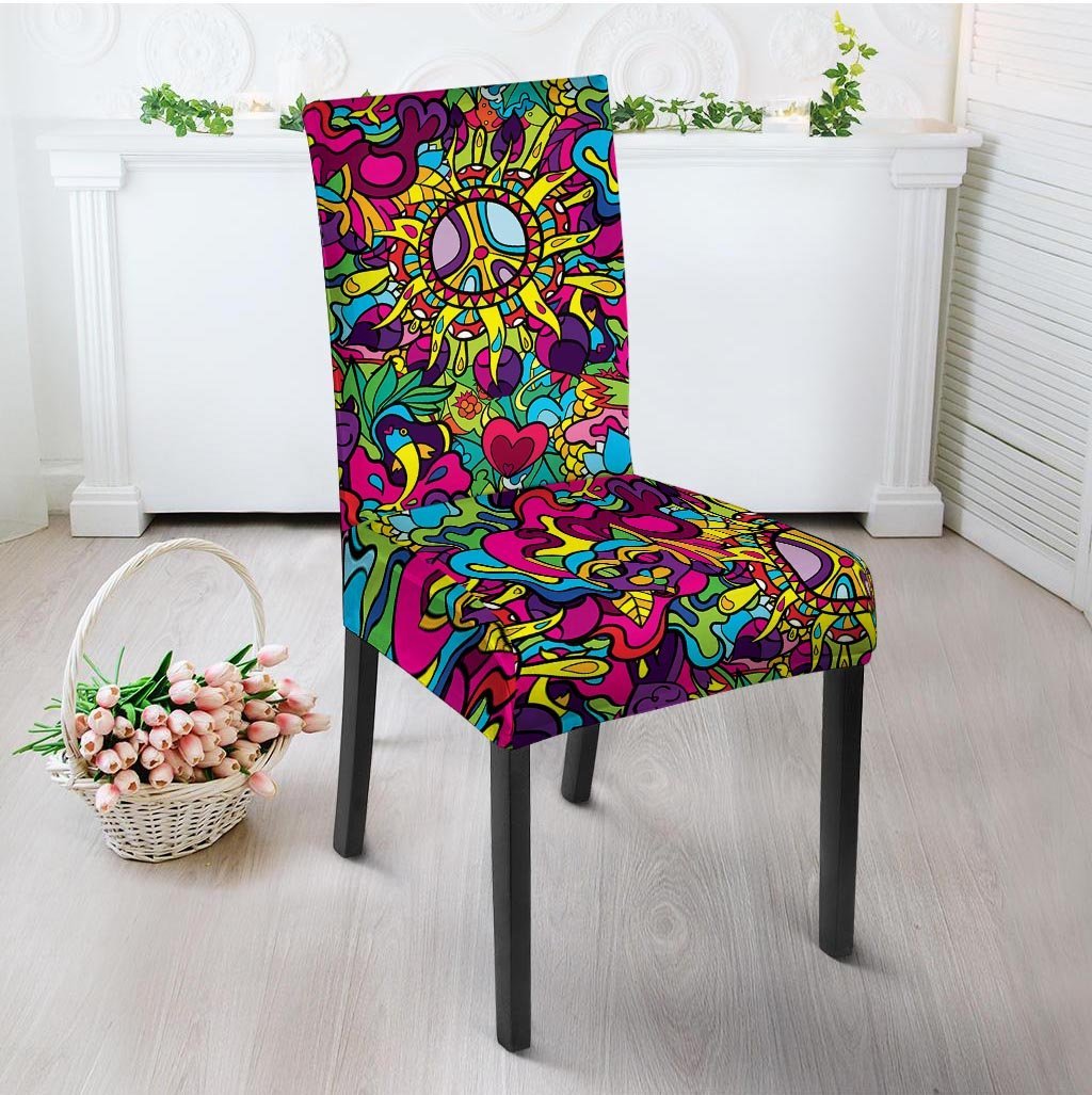 Psychedelic Chair Cover-grizzshop