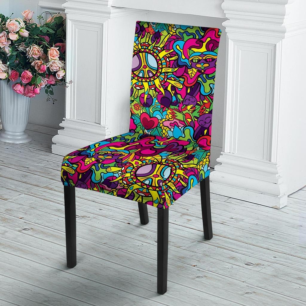 Psychedelic Chair Cover-grizzshop
