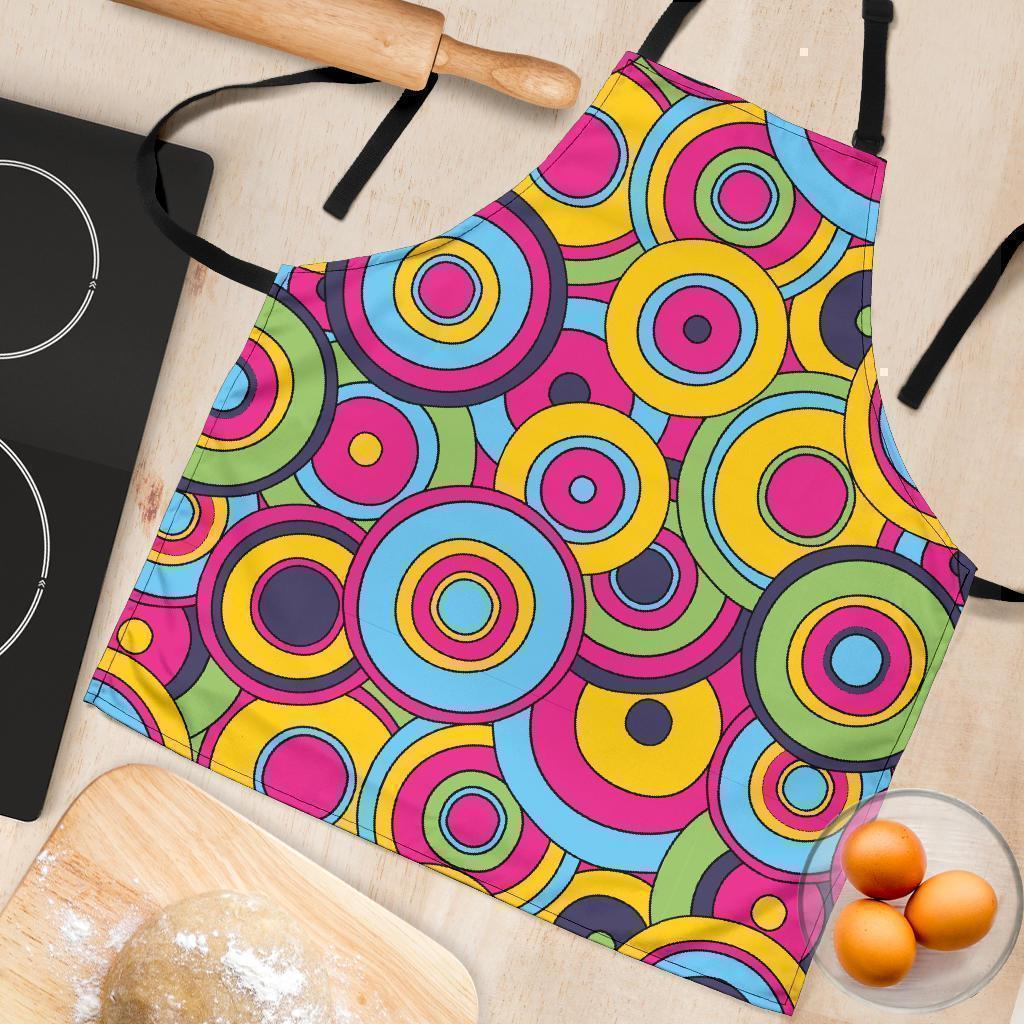 Psychedelic Colorful Print Pattern Women's Apron-grizzshop
